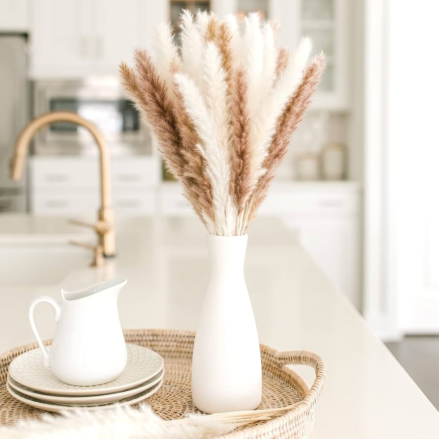 Fall Pampas Grass Neutral Decor for Table Centerpiece Dried Plant Arrangements & Home Decor | Nat... | Amazon (US)