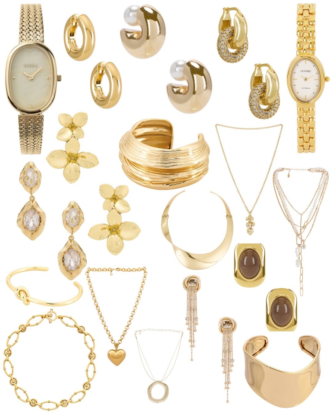 GOLD REVOLVE jewelry inspo #revolve #jewelry 

#LTKGiftGuide #LTKSeasonal #LTKBeauty