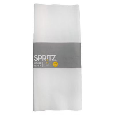 40ct Banded Tissue Paper White - Spritz™ | Target