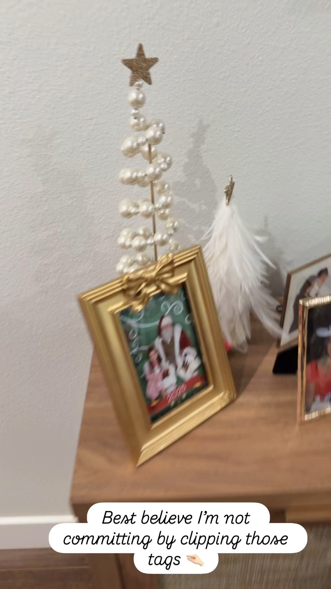 Christmas decor in obsessed with! Pearl Christmas stree. Feather Christmas tree 

#LTKHoliday