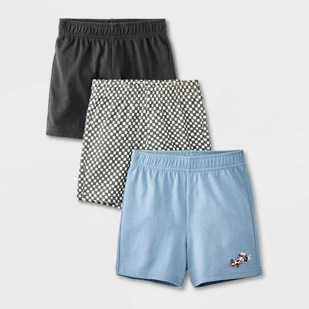 Toddler Boys' 3pk Racecar Shorts - Cat & Jack™ Blue | Target