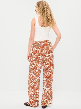 High-Waisted Playa Wide-Leg Pants | Old Navy (US)