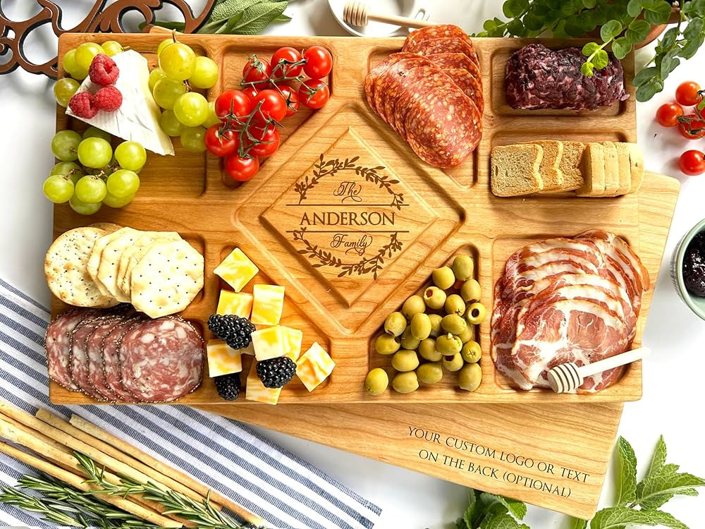 Personalized Charcuterie Board. Engraved Boards. Cheese Board. Custom Charcuterie Boards. USA mad... | Amazon (US)