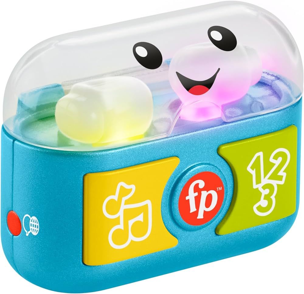 Fisher-Price Laugh & Awaken My First Earphone Toy for Toddlers with Music and Lights, from 6 Mont... | Amazon (US)