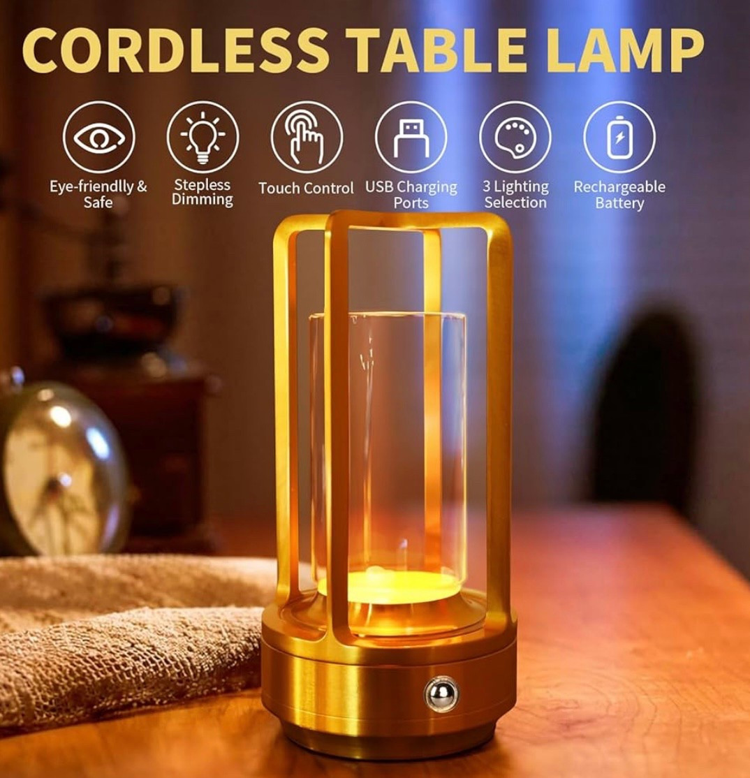 Portable LED Wireless Lamp, Rechargeable Battery Powered Dimming Touch

#LTKFindsUnder50 #LTKGiftGuide #LTKTravel