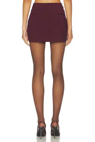 SEROYA Lillith Mini Skirt in Pinot from Revolve.com | Revolve Clothing (Global)
