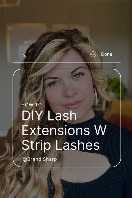 Lash Extentions with a lash strip. Strip lashes. Best lashes for this technique link below.

Another tip is use the bond I linked below to really nail this look. Wedding guest. Country concert. Special occasion. Baby shower. #beauty #makeup #lashes 

#LTKbeauty #LTKFind #LTKunder50