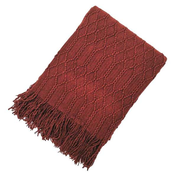 Beverly Poseidon Red Throw Blanket, 50x60 | At Home