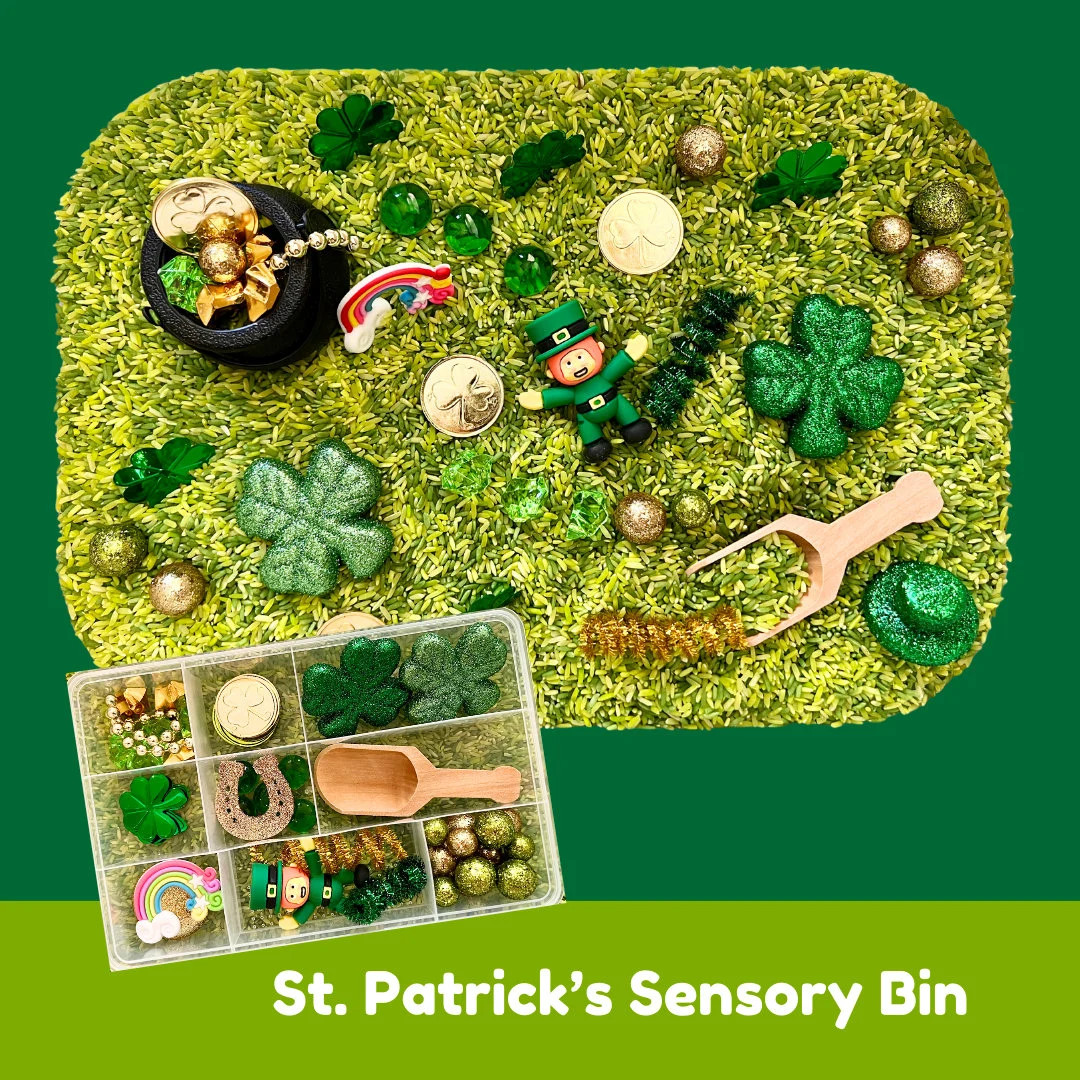 St. Patrick's Day Shamrock Sensory Play Kit | Etsy (US)