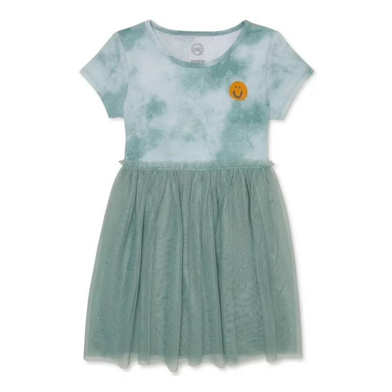 Wonder Nation Girl Tutu Dress Smiley, Sizes 4-18 & Plus | Walmart (US)