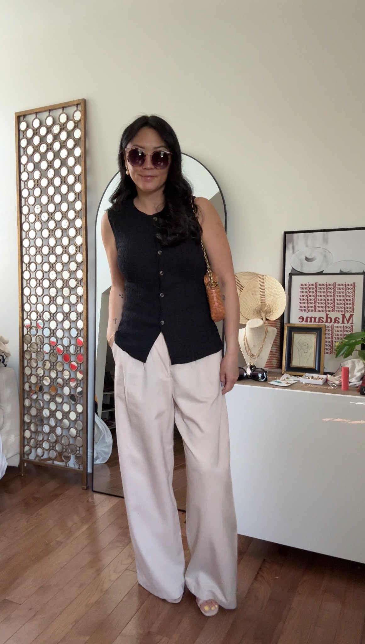 This textured vest is going to get so much wear this spring, whether it’s with these pants or jeans and even shorts into the summer months. 

#LTKFindsUnder50 #LTKStyleTip