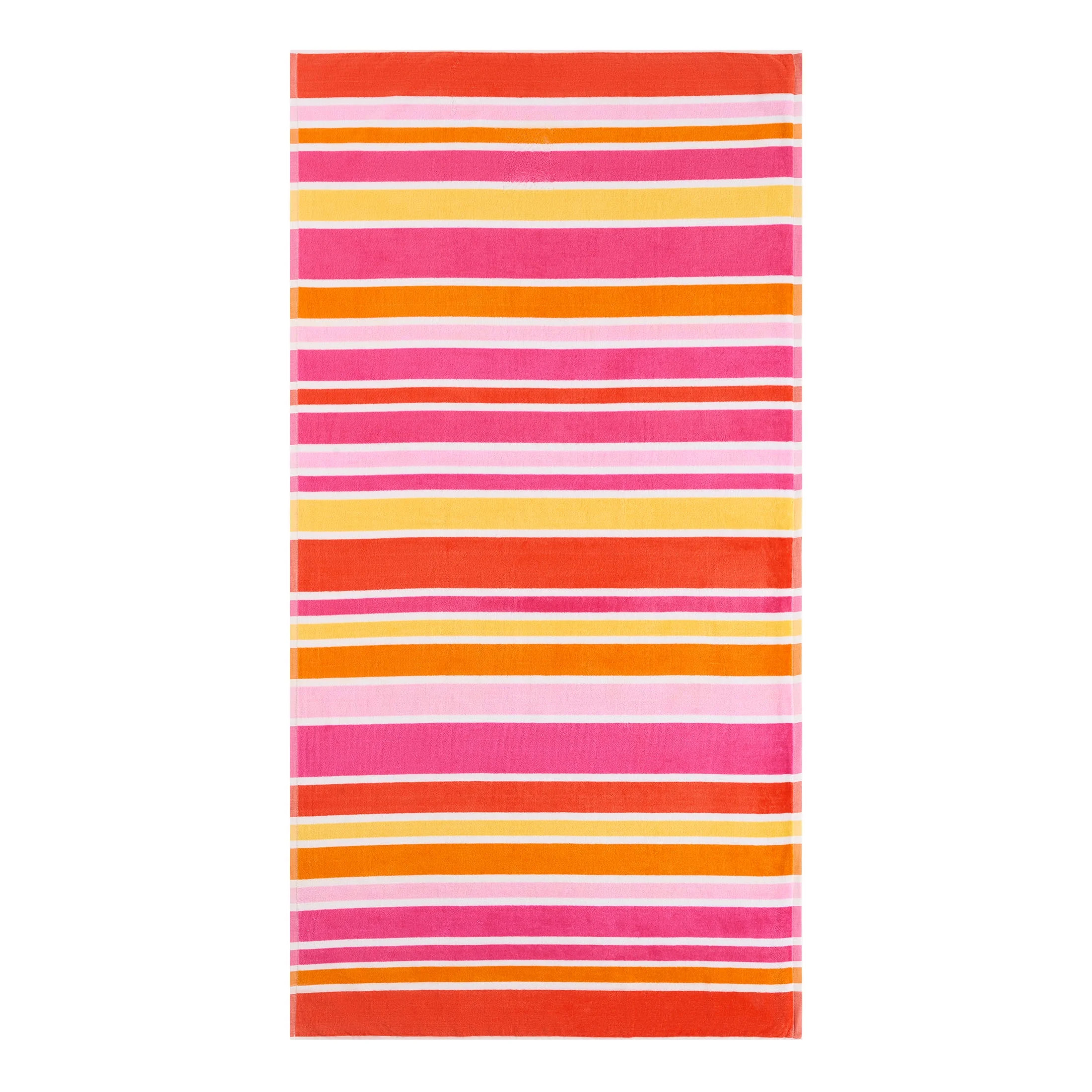 Mainstays Beach Collection Warm Variegated Striped Cotton-Blend Beach | Walmart (US)