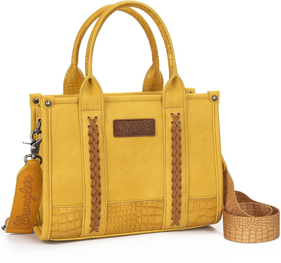 Wrangler Tote Handbag for Women Cow Print Purse Top Handle Handbags | Amazon (US)