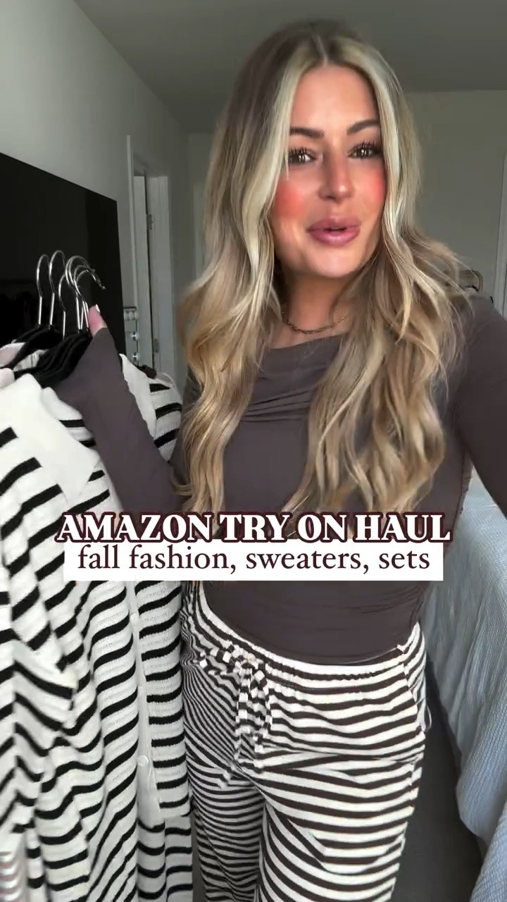 fall fashion @amazonfashion ootds! So many good affordable sweaters in this haul👏🏼 I am beyond ready for fall weather you guys! Idk if it’s the postpartum hormone changes and me being hot 24/7 🥲 but so ready for cooler weather 



Amazon fashion. Amazon fall fashion. Amazon fall transition. Amazon ootd. Fall fashion inspo. What I’m wearing this fall. Fashion look for less look for less Amazon finds. Cute fall sweaters. Cute matching sets for fall. Maternity. Postpartum outfits. Comfy outfit #amazonfinds #amazonfashion #amazondeals #maternityfashion #postpartum
#amazonhaul

#LTKFallSale #LTKMidsize #LTKVideo