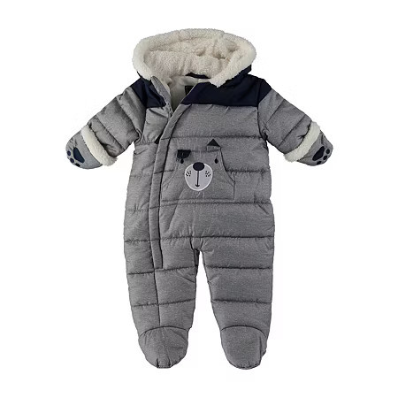 S Rothschild Baby Boys Long Sleeve Pram, 3-6 Months, Gray | JCPenney