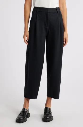 Wit & Wisdom 'Ab'Solution Skyrise Pleated Barrel Pants | Nordstrom | Nordstrom