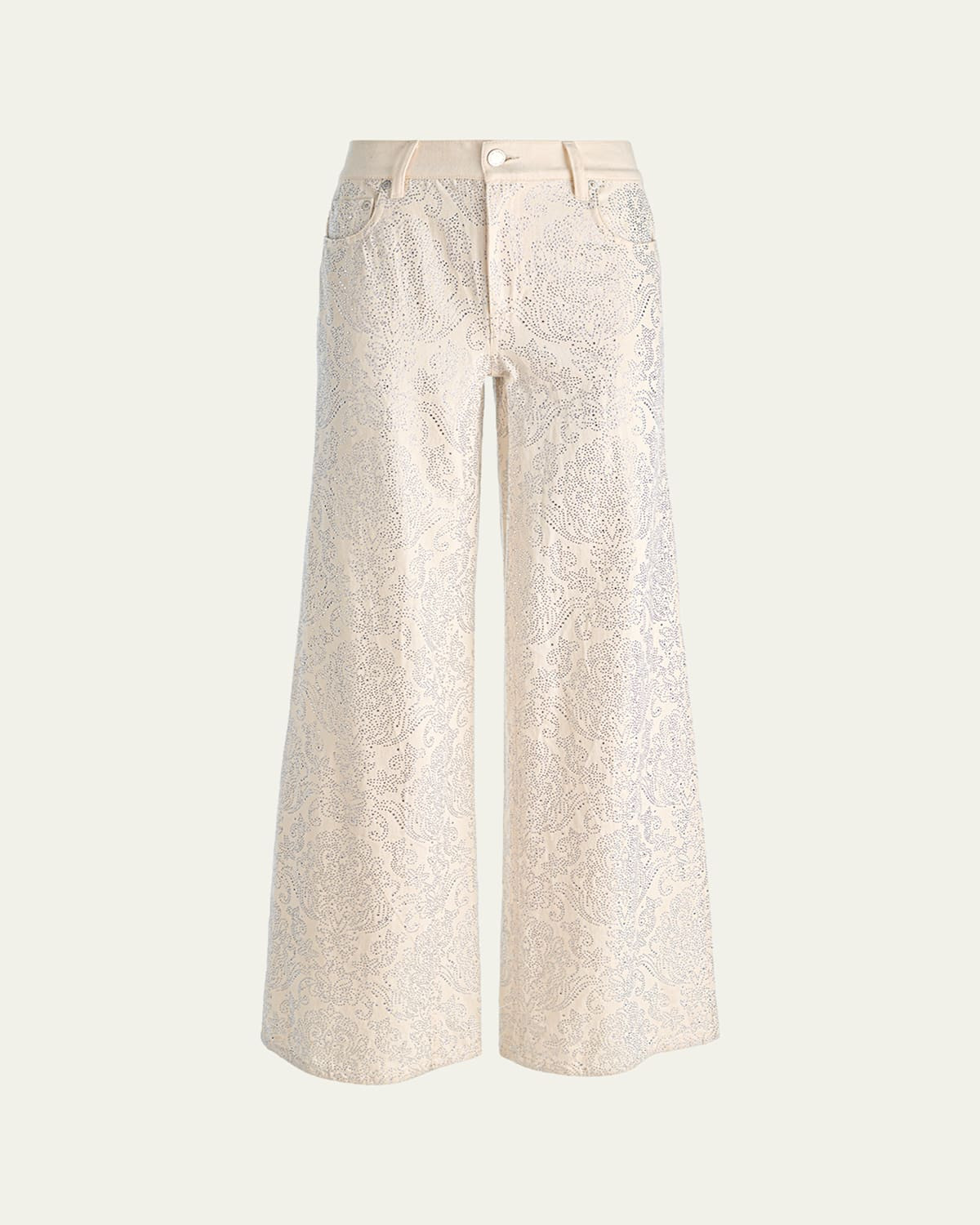 Amazing Embellished Wide-Leg Jeans | Bergdorf Goodman
