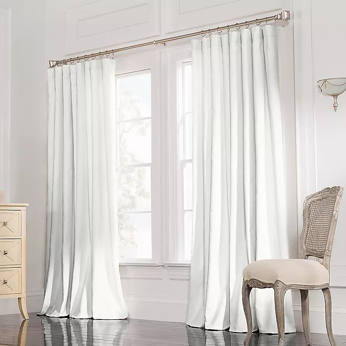 Valeron Estate Rod Pocket Insulated Double-Width Window Curtain Panel | Bed Bath & Beyond