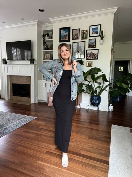 Casual date night outfit!
Jean jacket - size small and 25% off right now!
Maxi Dress - size small
Shoes - true to size and SO COMFY
Crossbody bag - such beautiful quality and a steal for the price 

#LTKunder50 #LTKunder100