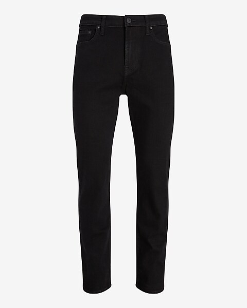Straight Black Hyper Stretch Jeans | Express