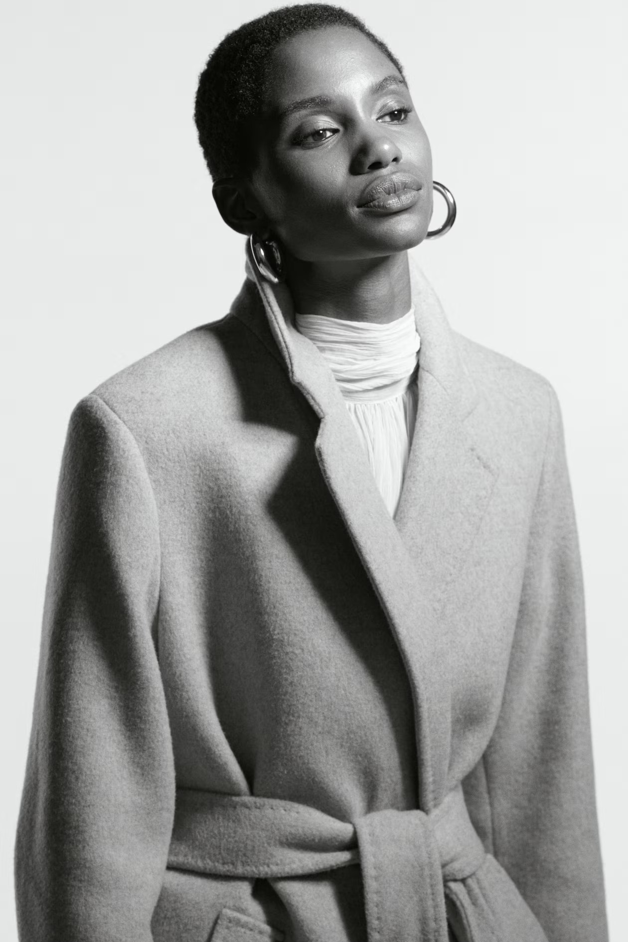 Wool-blend tie-belt coat | H&M (UK, MY, IN, SG, PH, TW, HK)