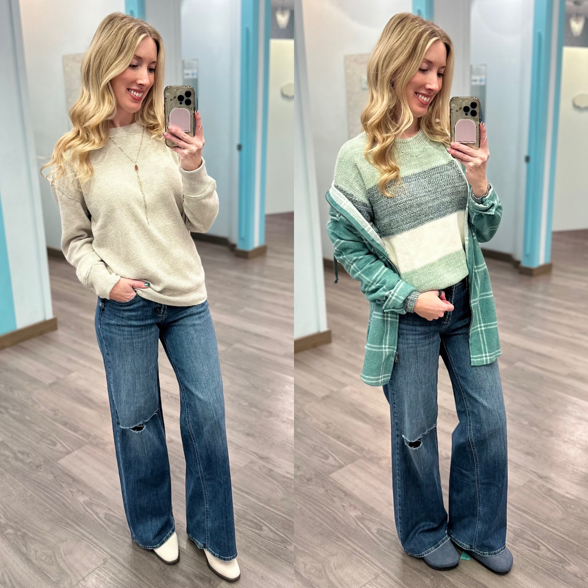 The cutest wide leg Silvers hit the store 😍

#LTKFindsUnder100