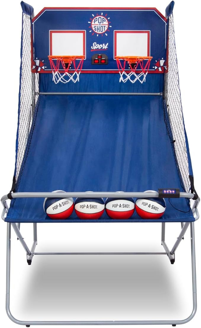 Pop-A-Shot - Dual Shot Sport | Arcade Basketball Game for Home | Paddle Scoring Hoop, 10 Game Mod... | Amazon (US)