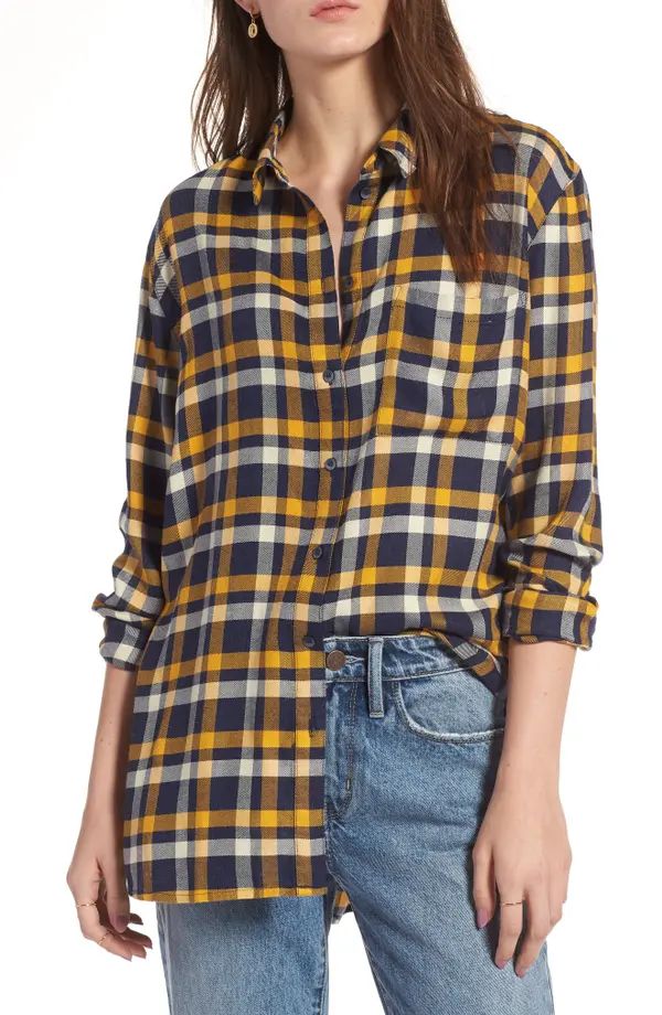 Plaid Boyfriend Shirt | Nordstrom