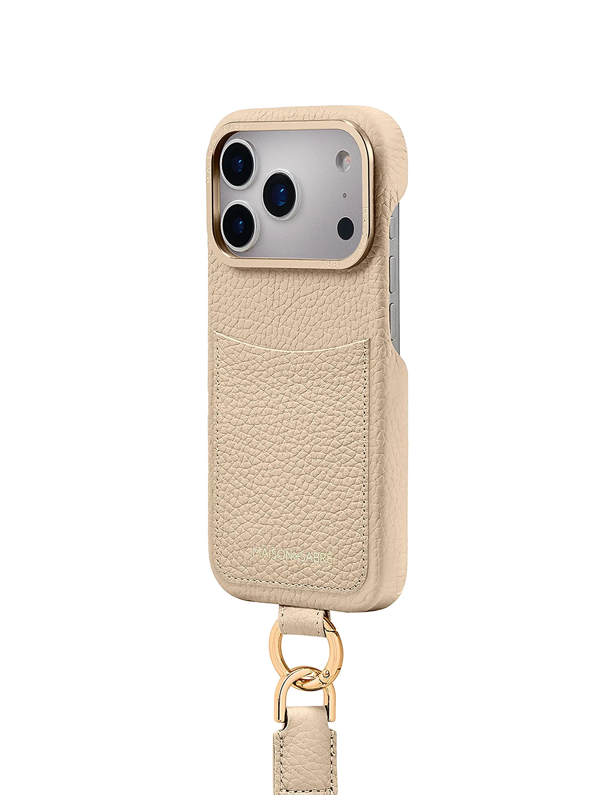 HomeHousehold TechMaison de SabreSling Phone Case (iPhone 17 Pro Max)$119 | Saks Fifth Avenue
