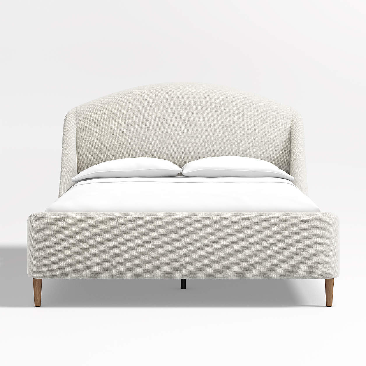 Lafayette Mist Upholstered Bed | Crate & Barrel | Crate & Barrel