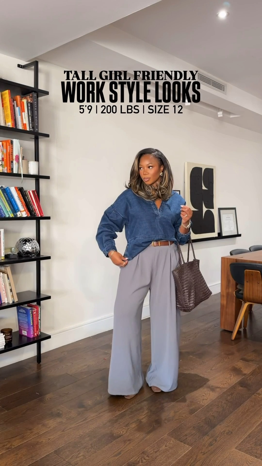 blue sweater look — medium top + 32 long jeans. Red look — medium top + XL long. denim top outfit — top XL bottoms XL long. Blazer look — XL blazer + large tall (I’m wearing XL tall and they were roomy). All black— large top + XXL bottoms 


#LTKMidsize #LTKWorkwear #LTKTall