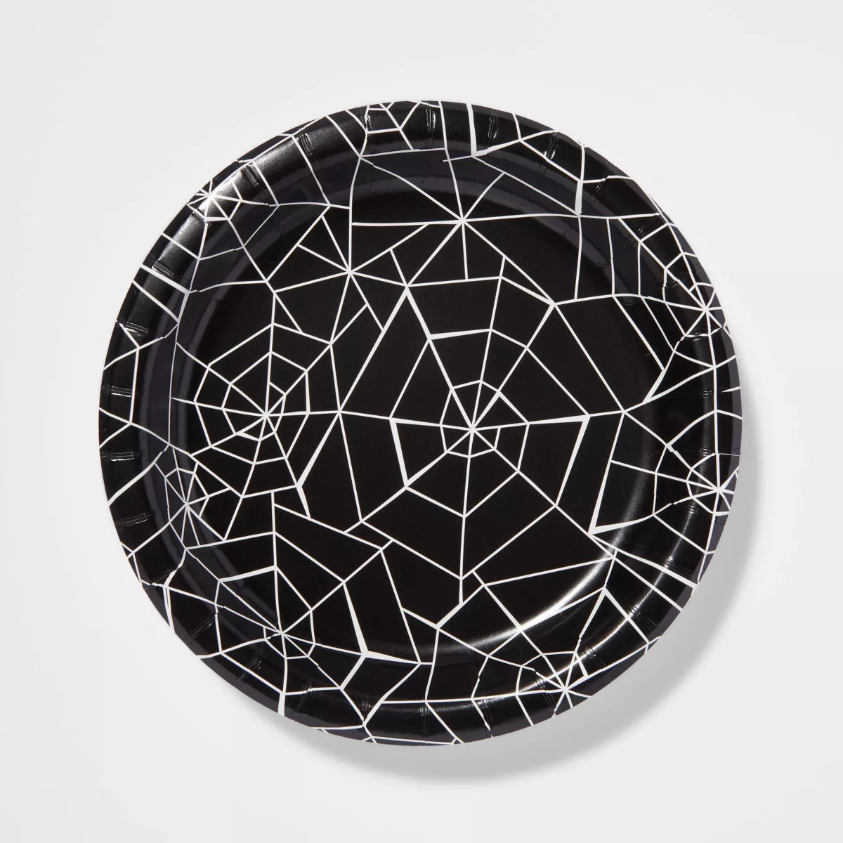 Spiderweb Pattern Halloween Disposable Dinner Plates 8.5"x8.5" 20ct | Target