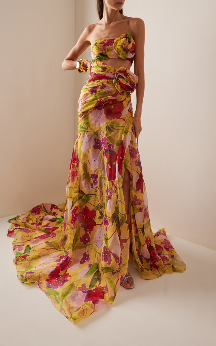 Draped Silk Maxi Dress | Moda Operandi (Global)