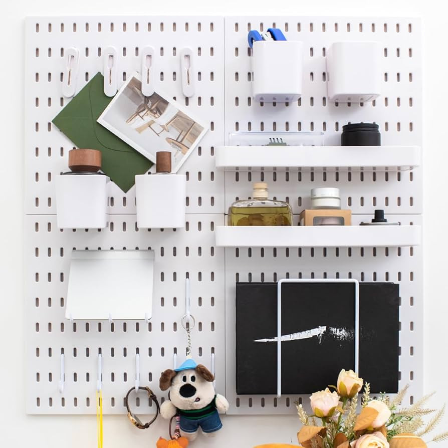 Pegboard Combination Kit,Pegboard Wall Organizer, Peg board Wall Mounted ,Pegboard for Wall, 25.2... | Amazon (US)