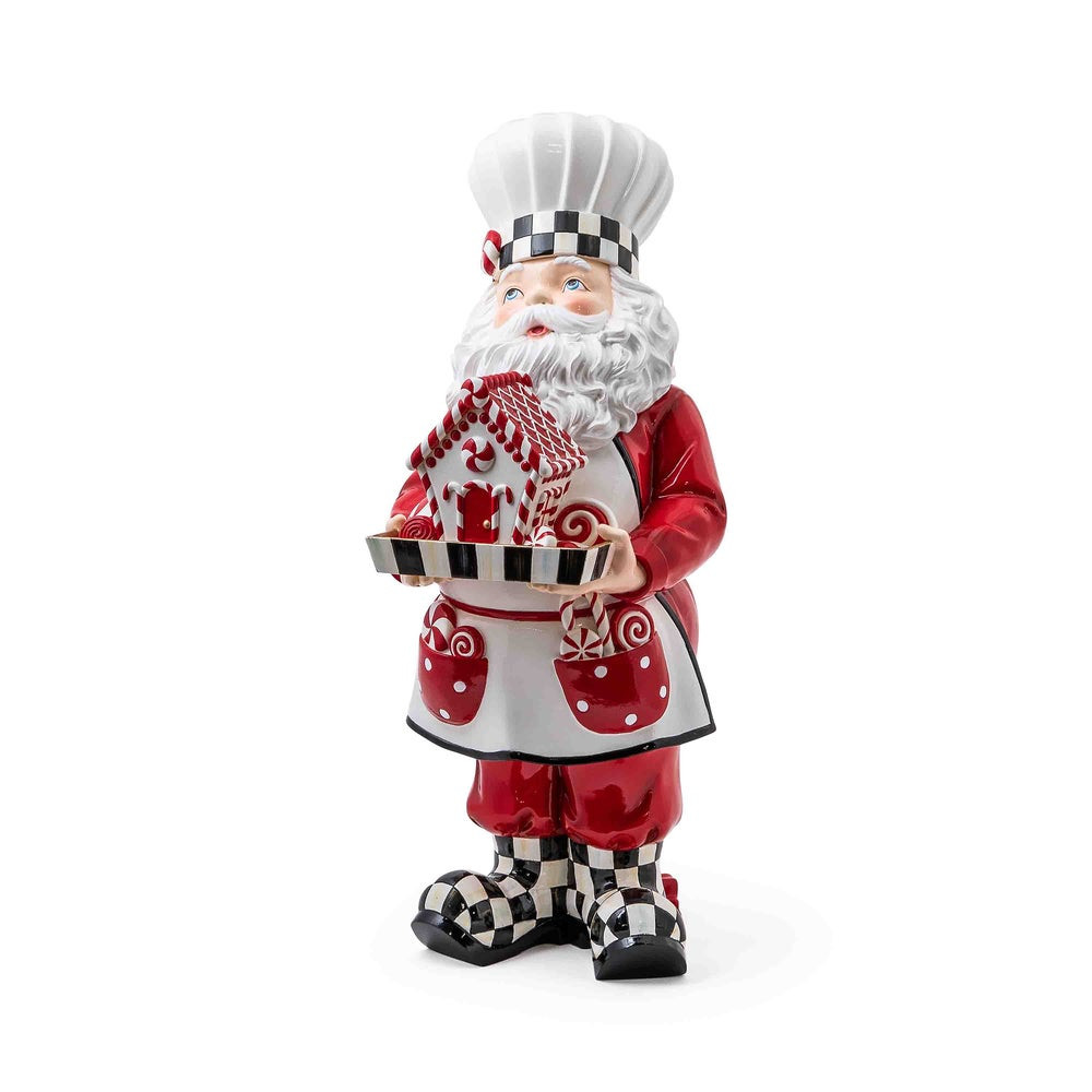 Peppermint Chef Santa Figure | MacKenzie-Childs