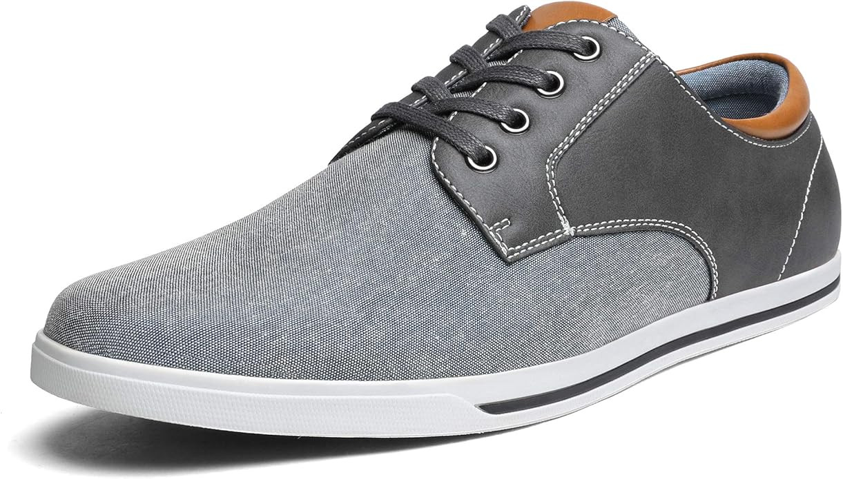 Amazon.com | Bruno Marc Men's RIVERA-01 Grey Oxfords Shoes Sneakers Casual Dress Shoes Size 9 M U... | Amazon (US)