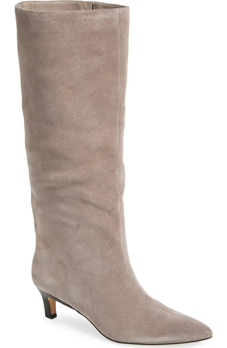 Dauphine Kitten Heel Knee High Boot (Women) | Nordstrom