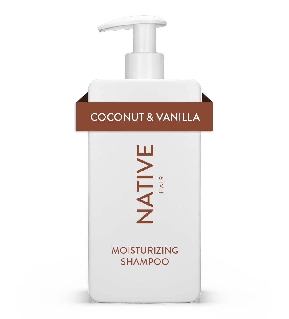 Native Moisturizing Shampoo, Coconut & Vanilla, Sulfate & Paraben Free, 16.5 oz - Walmart.com | Walmart (US)