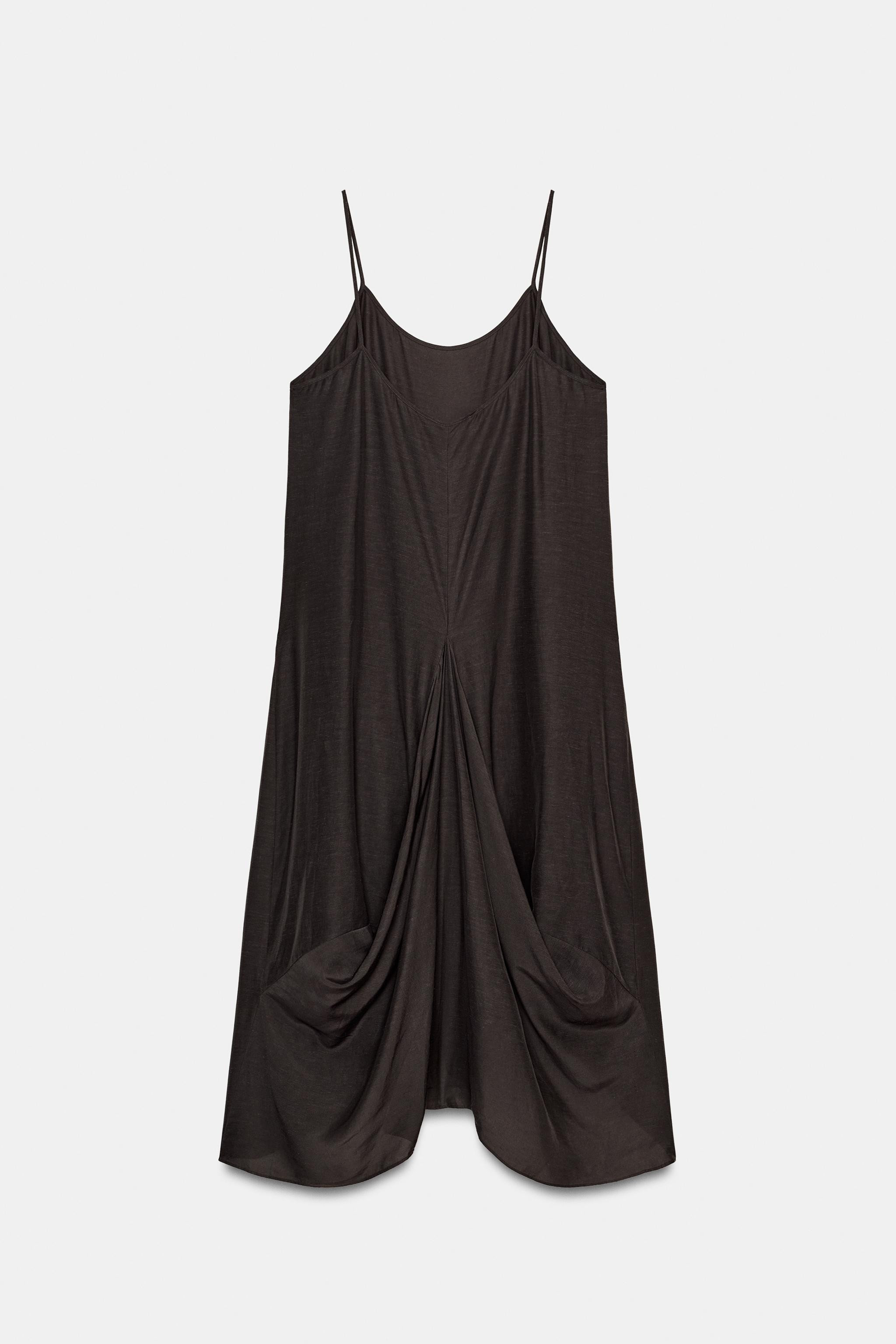 ZW COLLECTION DRAPED VOLUMINOUS DRESS | Zara US