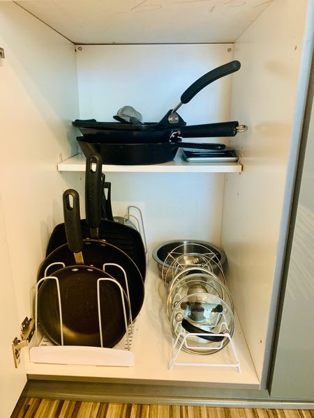 Pots and pans organizer 

#LTKhome #LTKfindsunder50 #LTKMostLoved