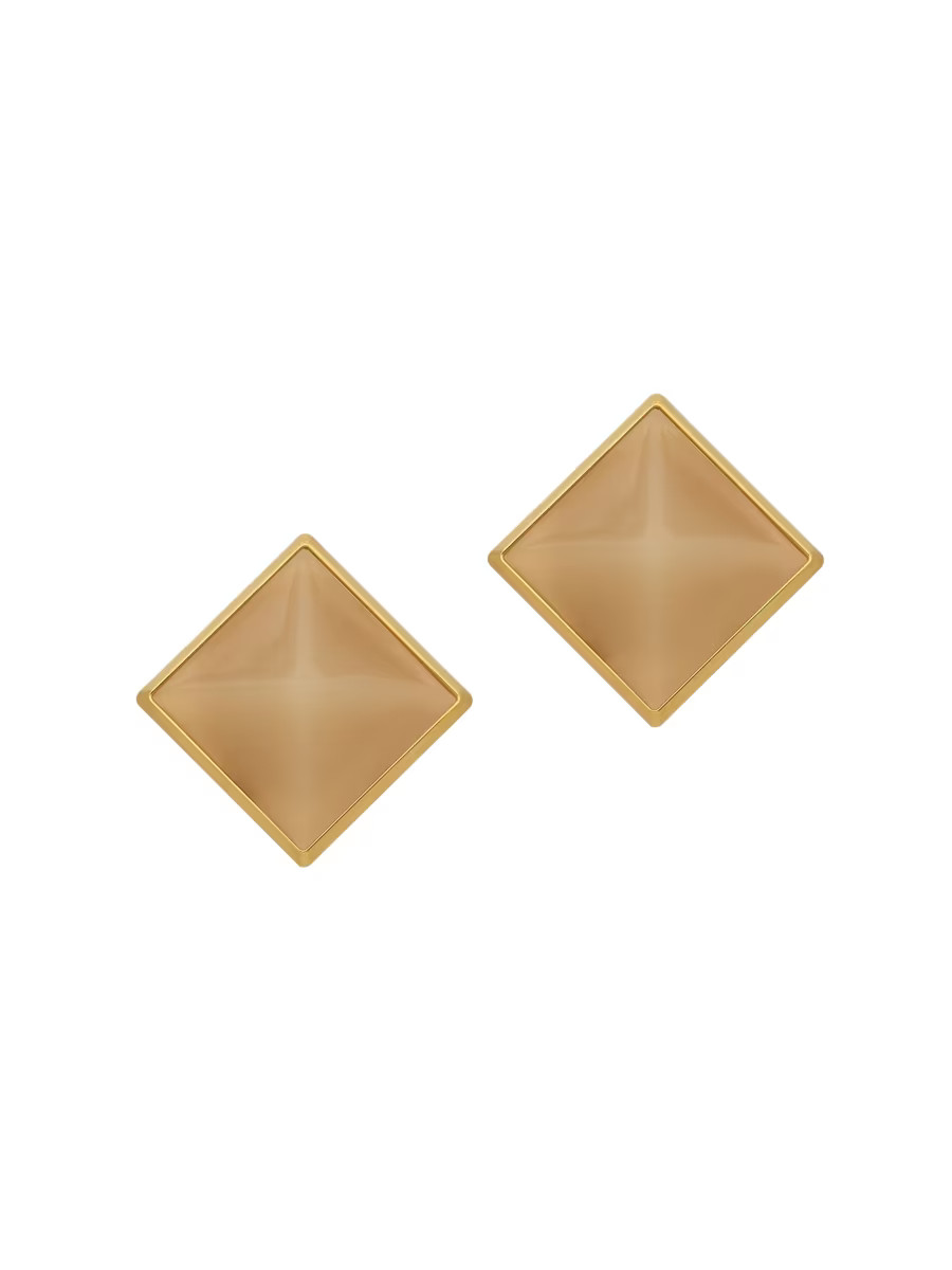 Pyramid Earrings in Resin and Metal | Saks Fifth Avenue