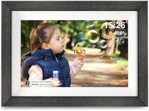 Frameo Digital Photo Frame,10.1 Inch WiFi Smart Digital Picture Frame with HD IPS Touch Screen,Au... | Amazon (US)