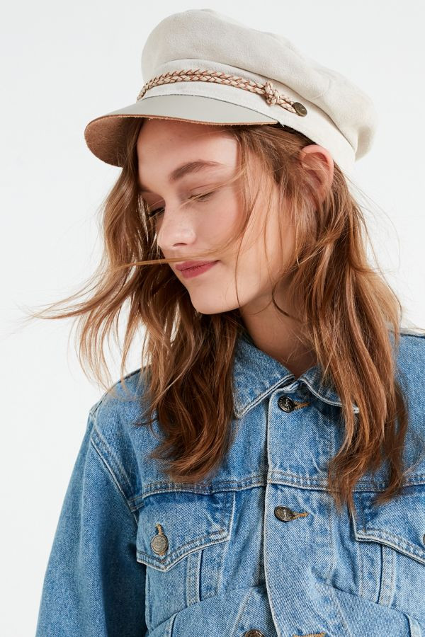 Brixton Kayla Suede Moto Cap | Urban Outfitters (US and RoW)