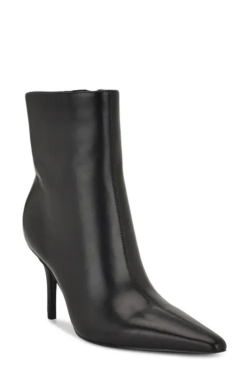 Nine West Ohmy Pointed Toe Bootie in Black at Nordstrom, Size 7 | Nordstrom