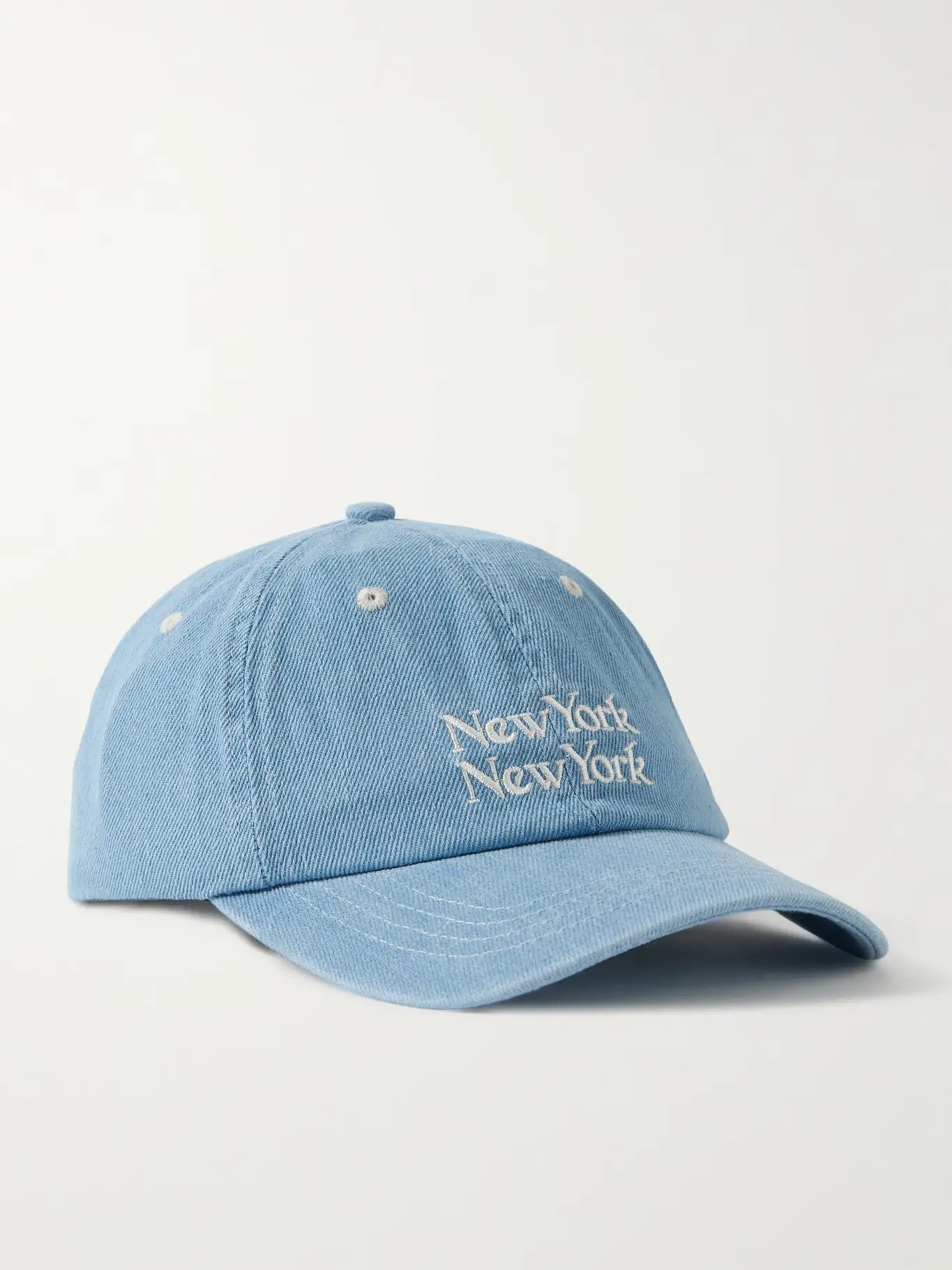 NY NY Embroidered Cotton-Twill Baseball Cap | Mr Porter (US & CA)