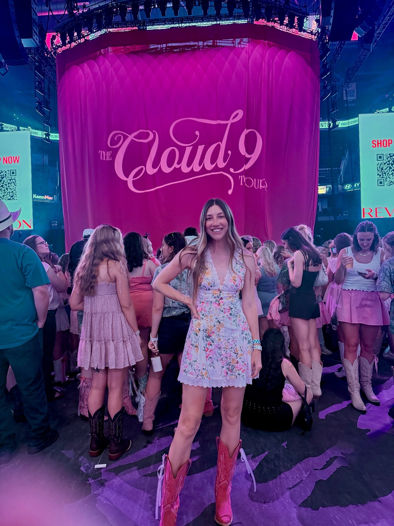 Megan moroney pink country concert outfit! Cowboy boots, dress, floral

#LTKOver40 #LTKmomlife #LTKdayinmylife