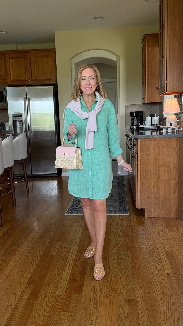 A favorite linen dress for the summer! This color is no longer available, but I have found some other colors that are on sale! I will have those linked below. 

For reference, I am 5’0 and had no alterations. 



#LTKOver40 #LTKStyleTip #LTKPetite