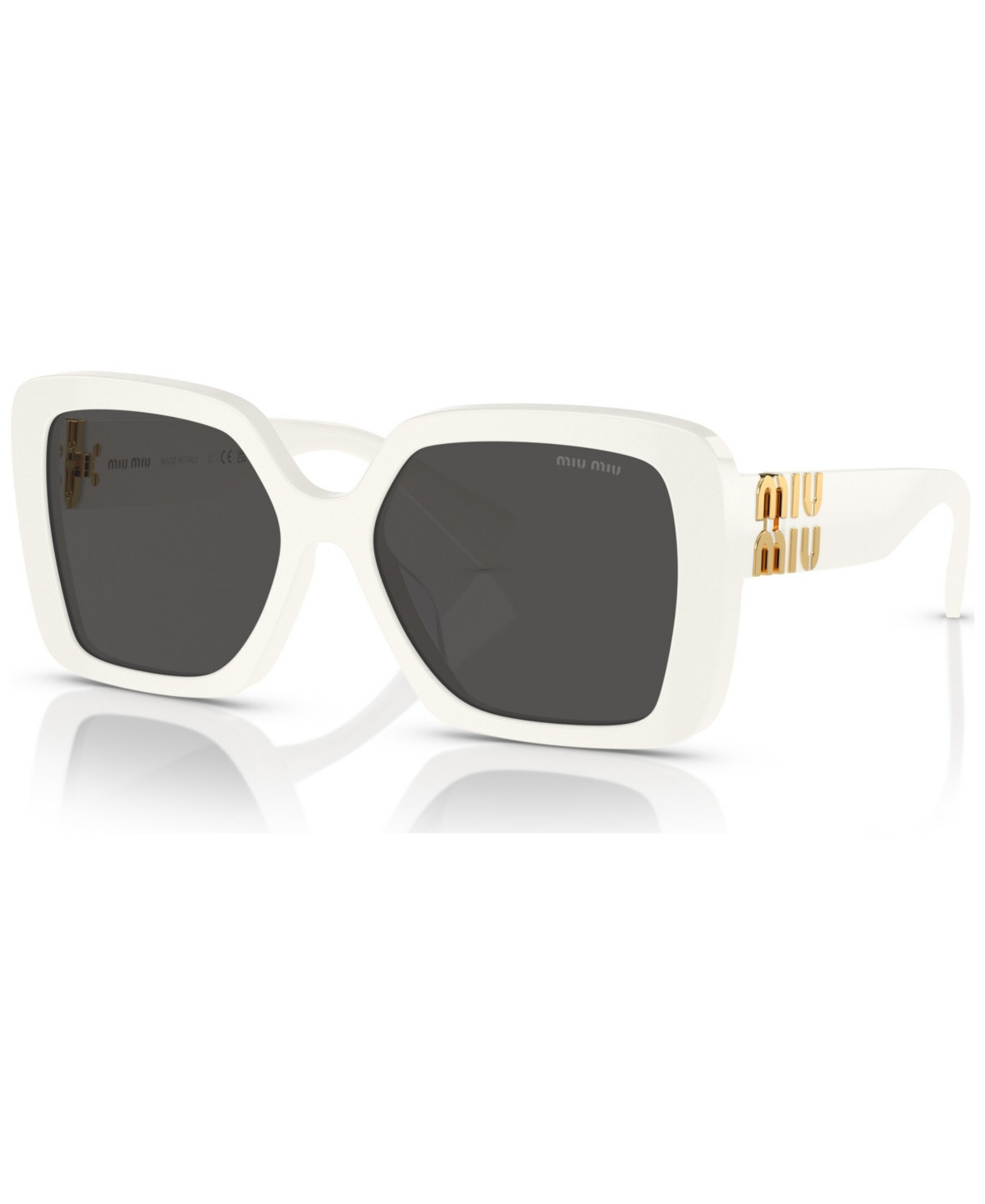 Miu Miu Women's Sunglasses, Mu 10YS - White | Macy's