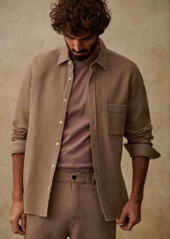 Lars Waffle Shirt | Sezane Paris - US