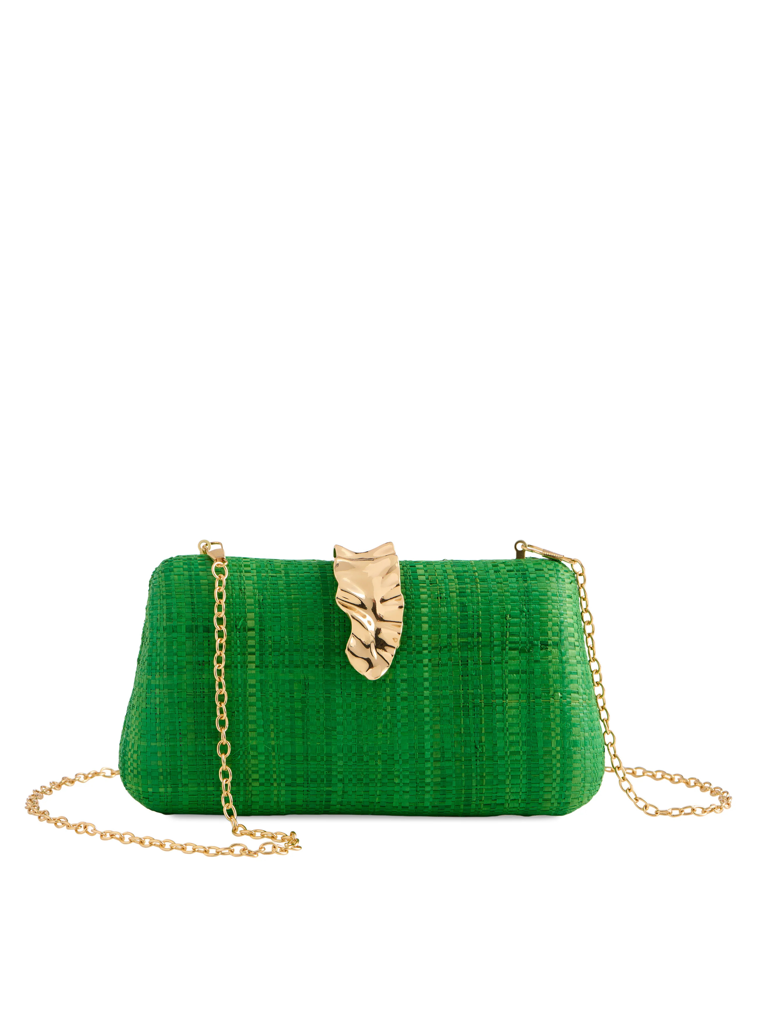 Shiraleah Nori Minaudière, Green | Shiraleah